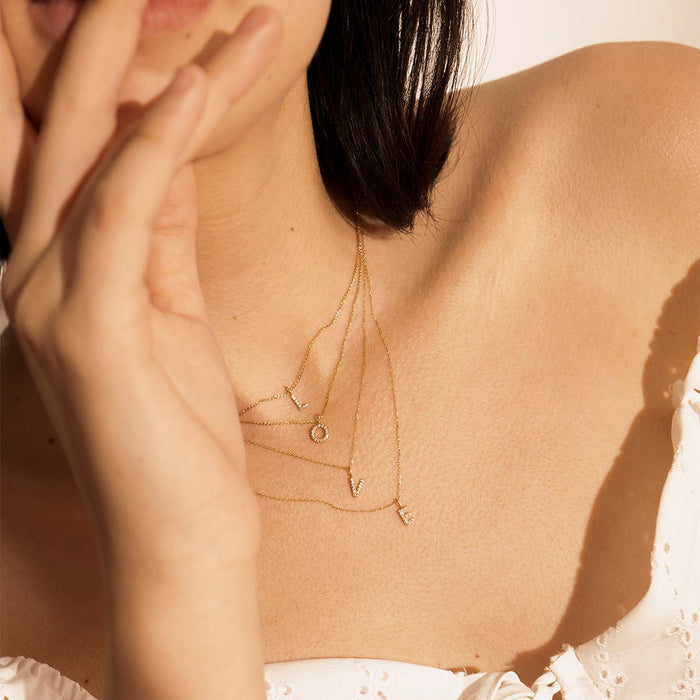 L | Diamond Initial Charm