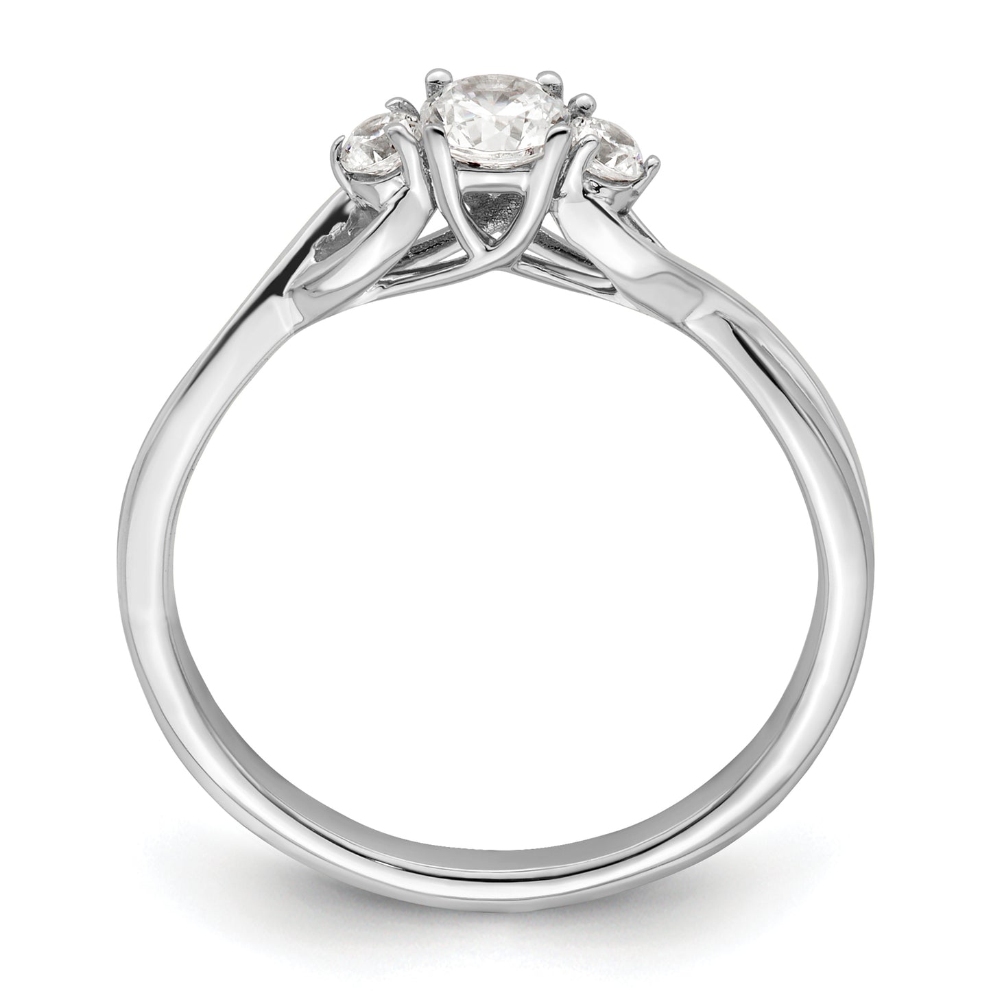 10k WG Lab Grown Diamond Fashion Ring