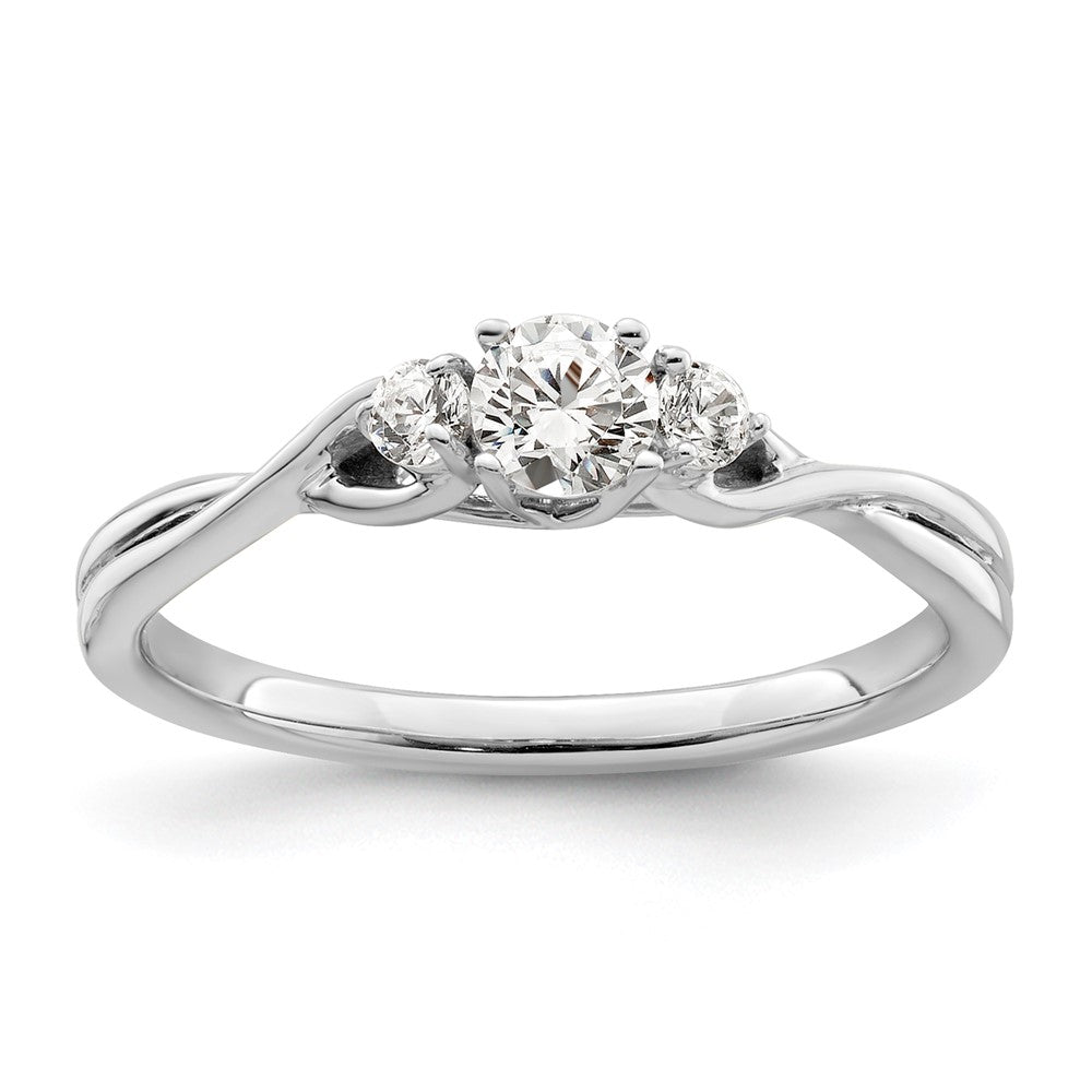 10k WG Lab Grown Diamond Fashion Ring
