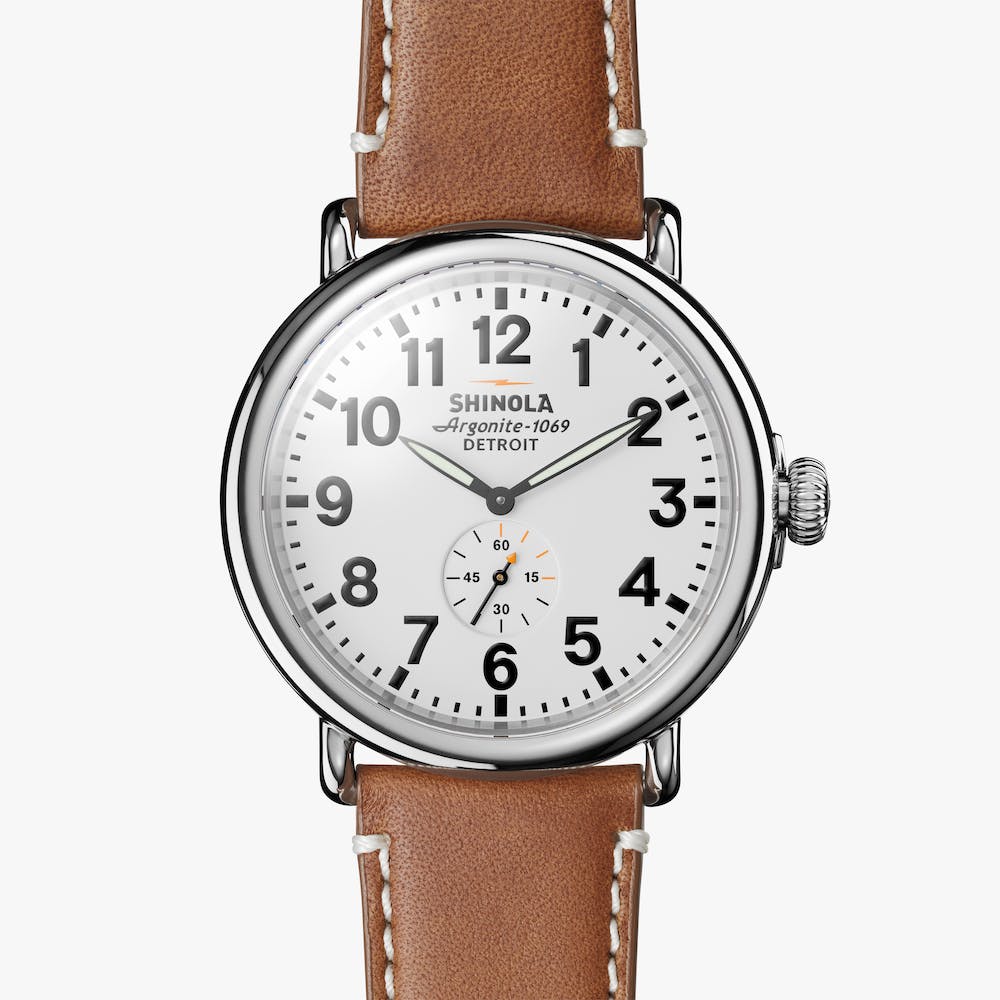 THE RUNWELL 47MM | Matte Velvet White