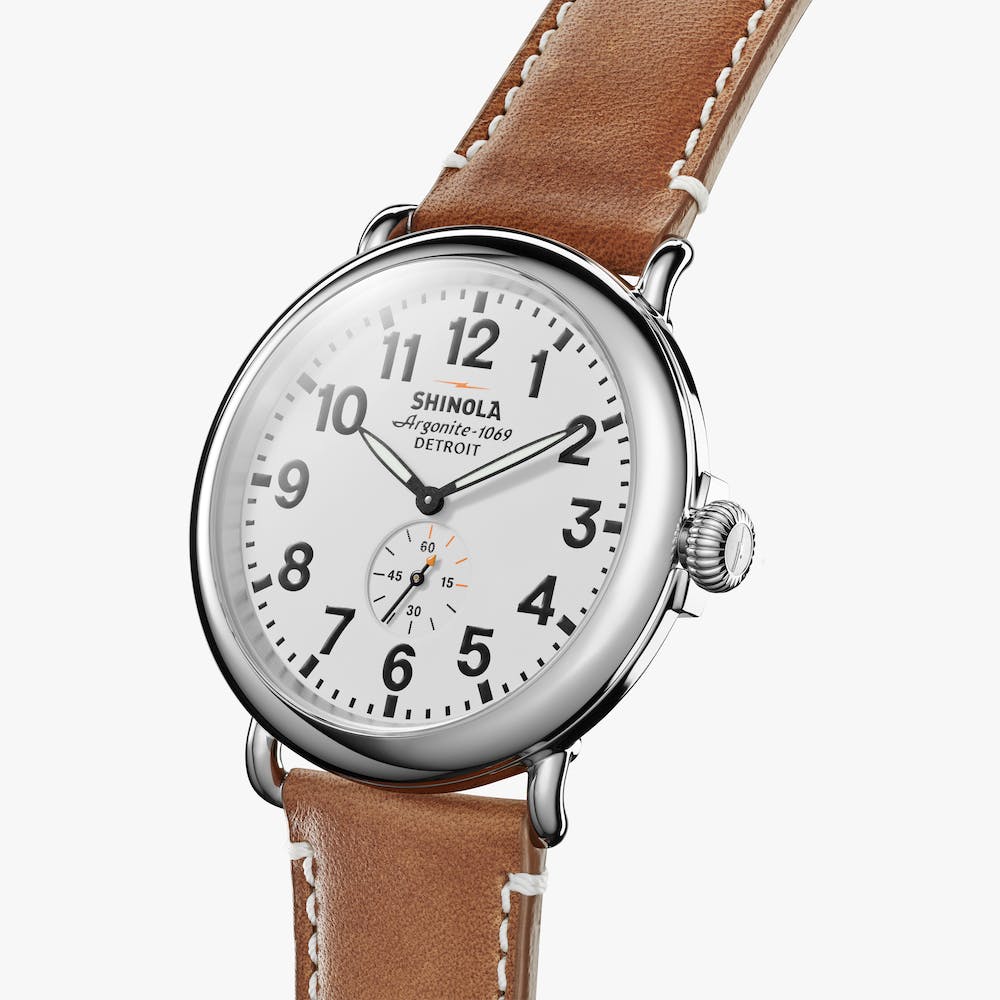 THE RUNWELL 47MM | Matte Velvet White