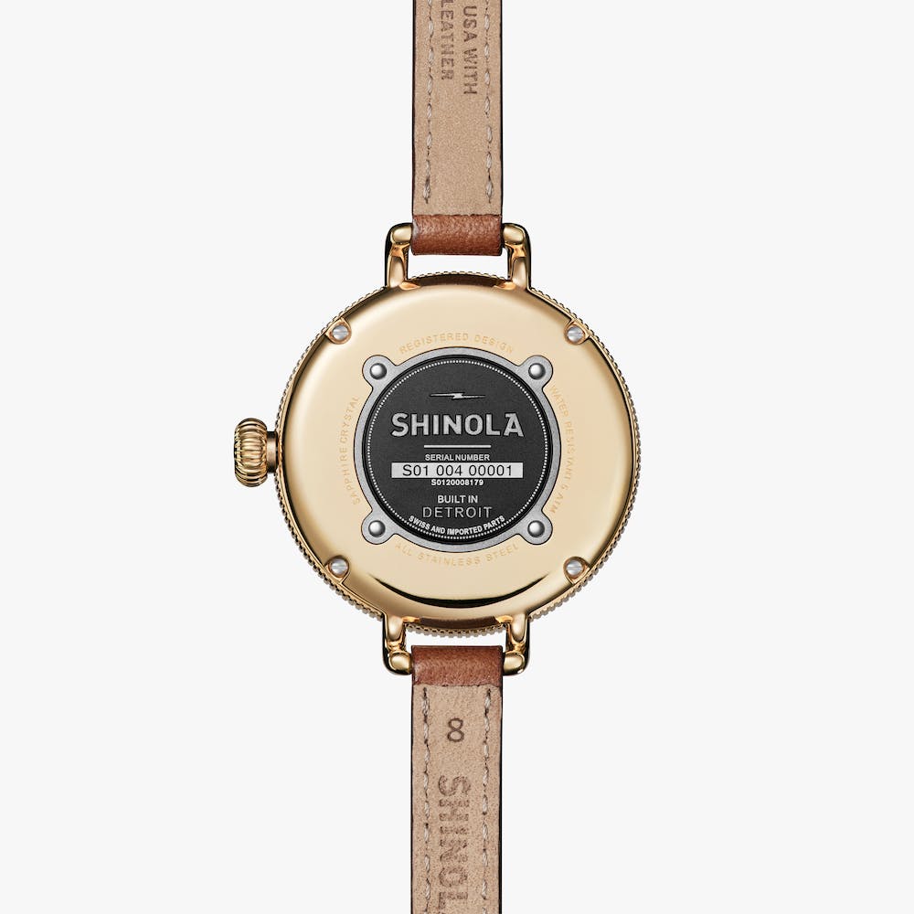 THE BIRDY MOON PHASE 34MM | White