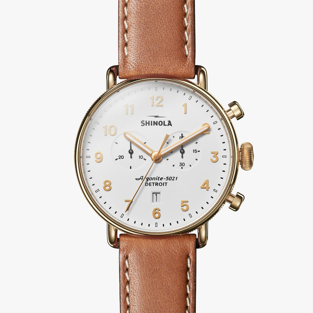 THE CANFIELD CHRONO 43MM | White