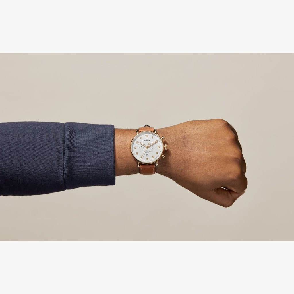THE CANFIELD CHRONO 43MM | White