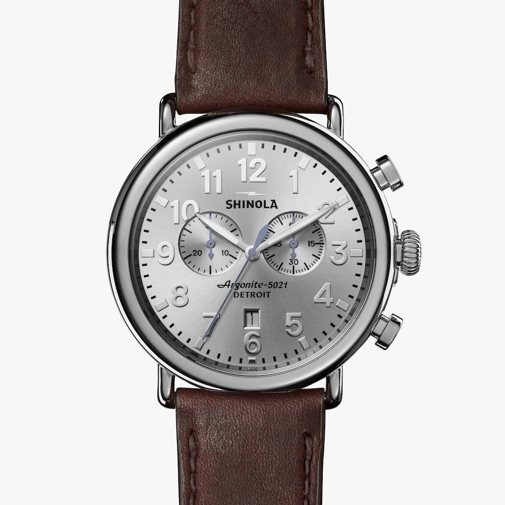 THE RUNWELL CHRONO 47MM | Silver