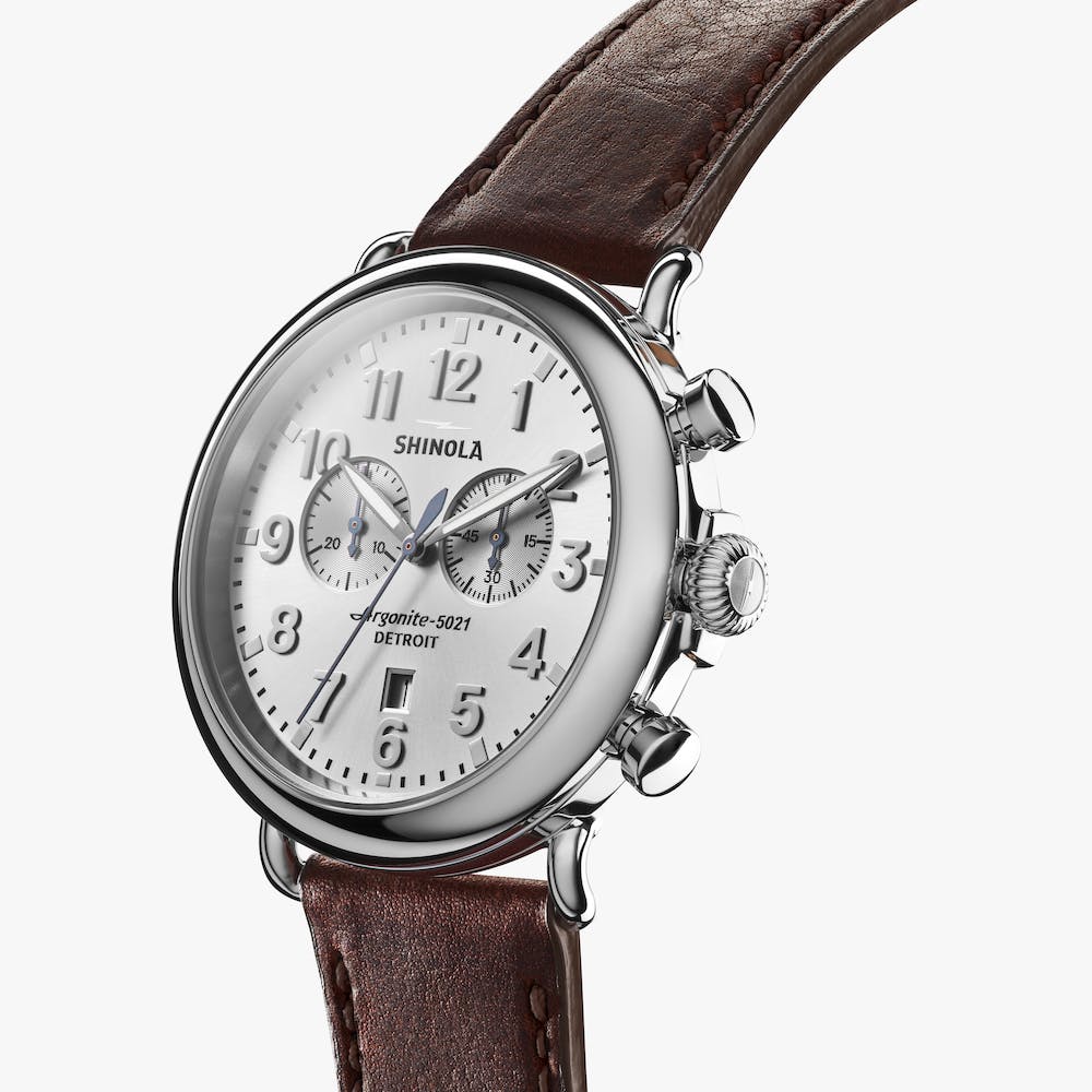 THE RUNWELL CHRONO 47MM | Silver