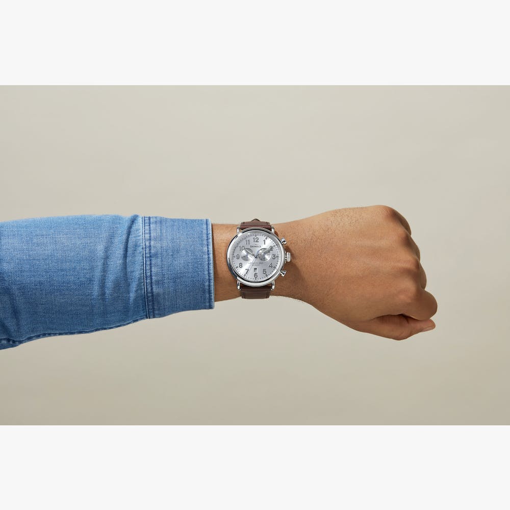 THE RUNWELL CHRONO 47MM | Silver