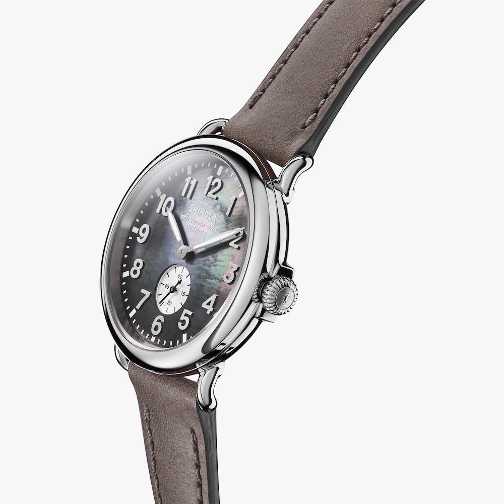 THE RUNWELL 41MM | Gray Mother of Pearl