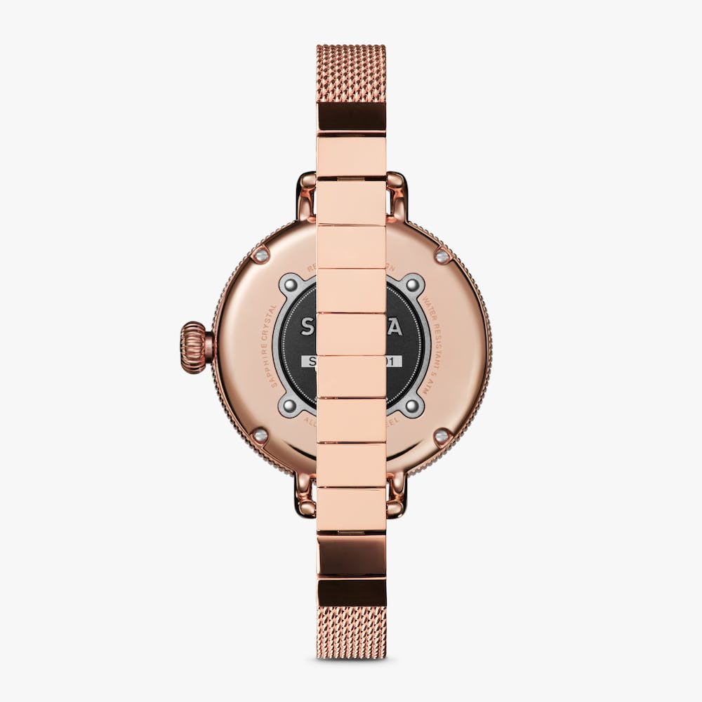 THE BIRDY 34MM | Rose Gold & Mother of Pearl