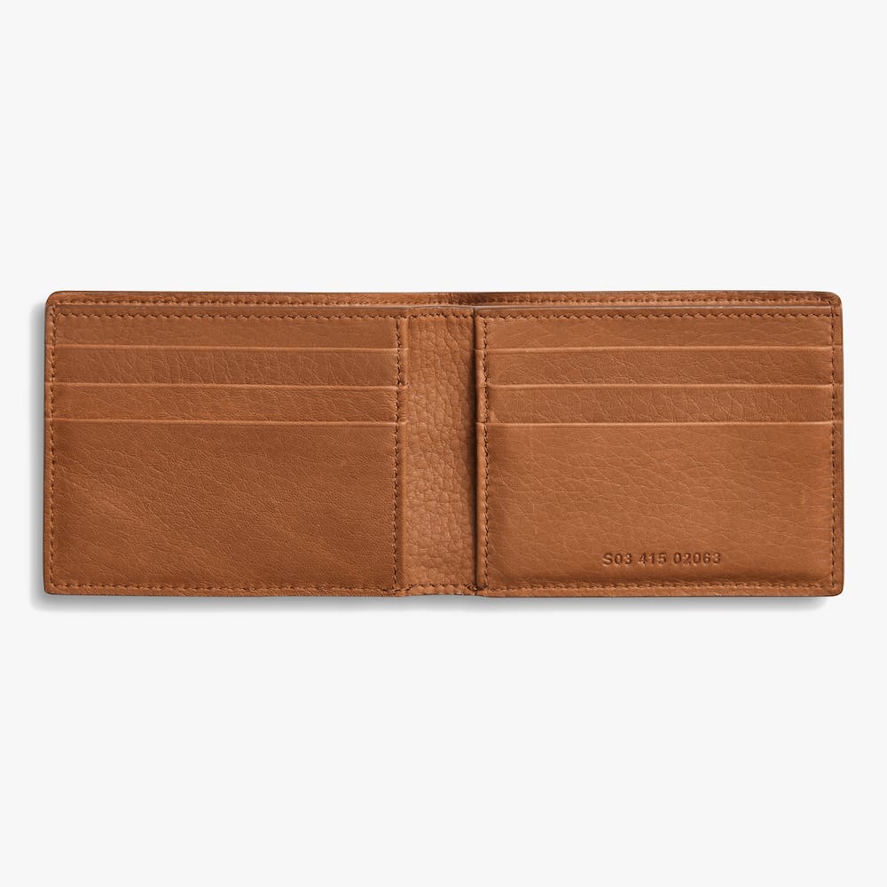 SLIM BIFOLD WALLET | Natural Grain Leather