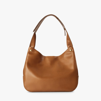 THE SNAP SHOULDER BAG | Natural Leather