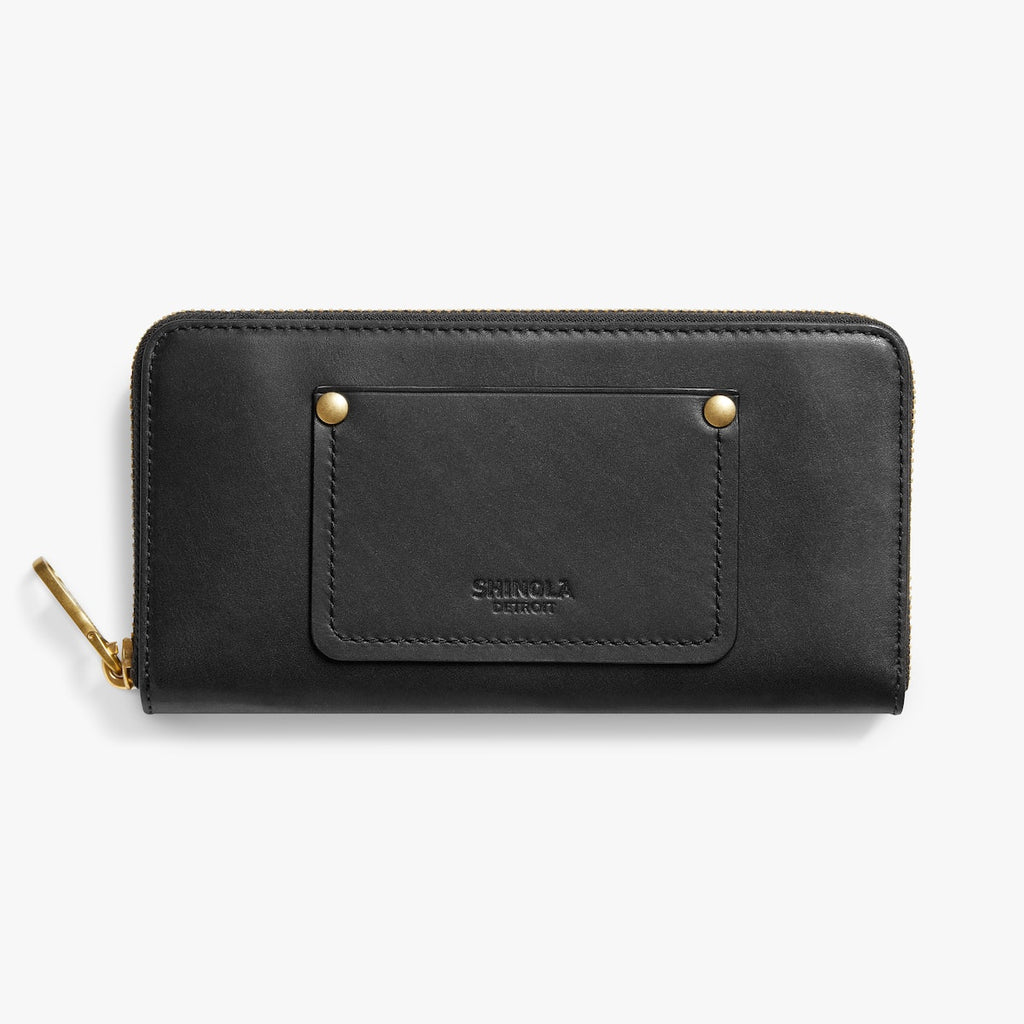 THE POCKET ZIP WALLET | Natural Leather