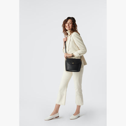 BIRDY BUCKET BAG | Natural Leather