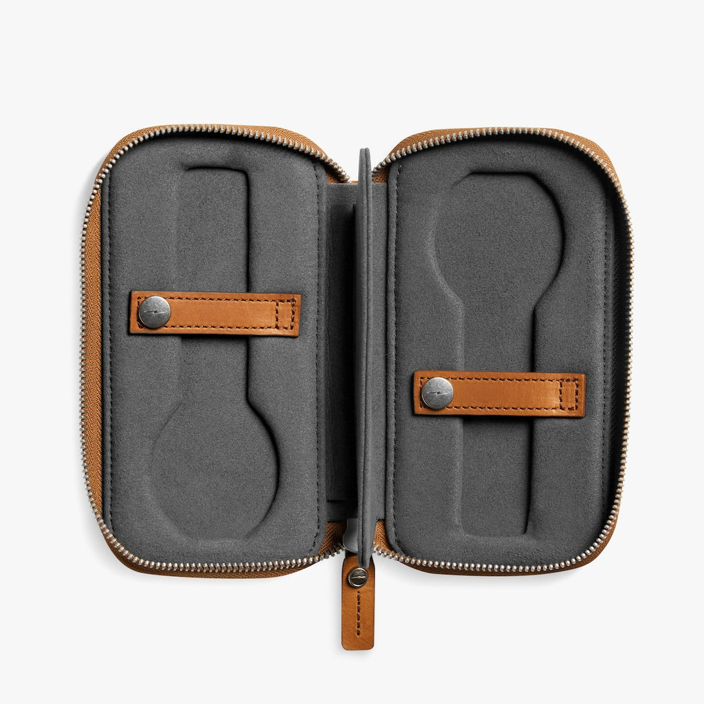 TRAVEL WATCH CASE | Vachetta Leather