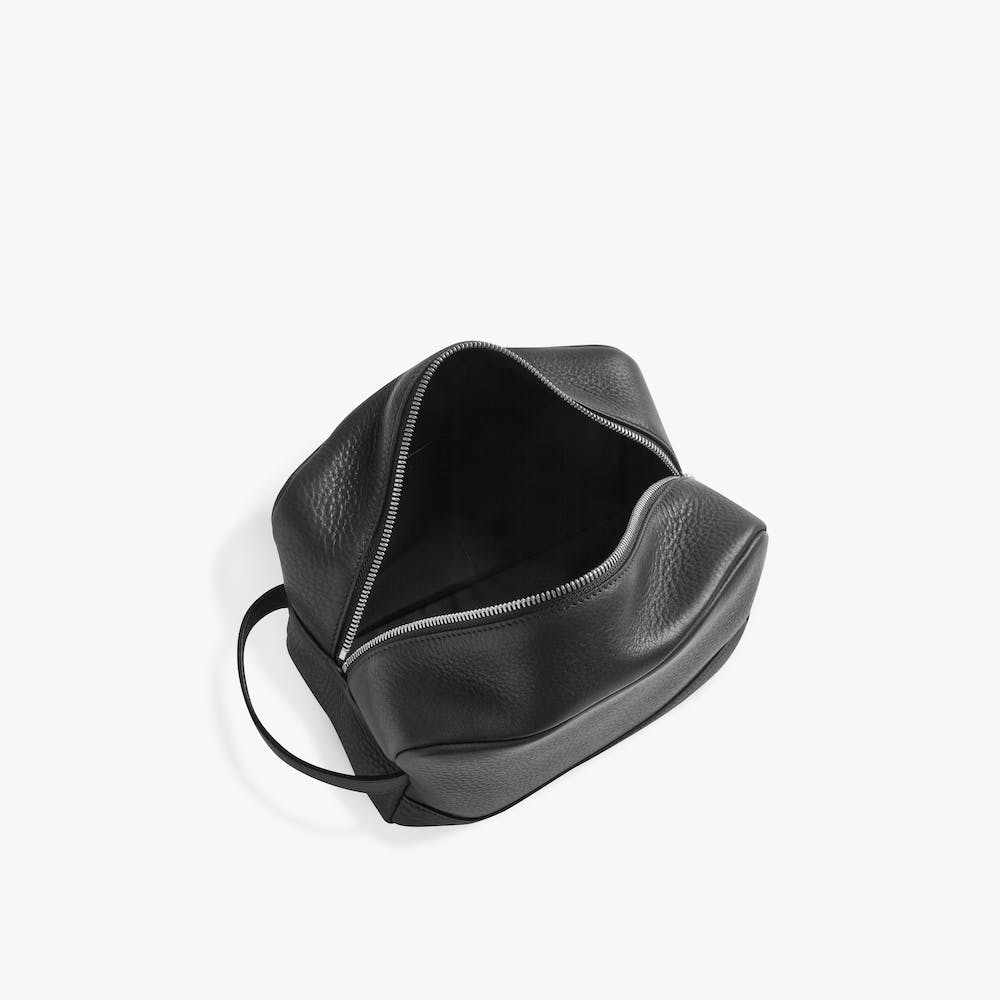 ZIP TRAVEL KIT | Natural Grain Leather