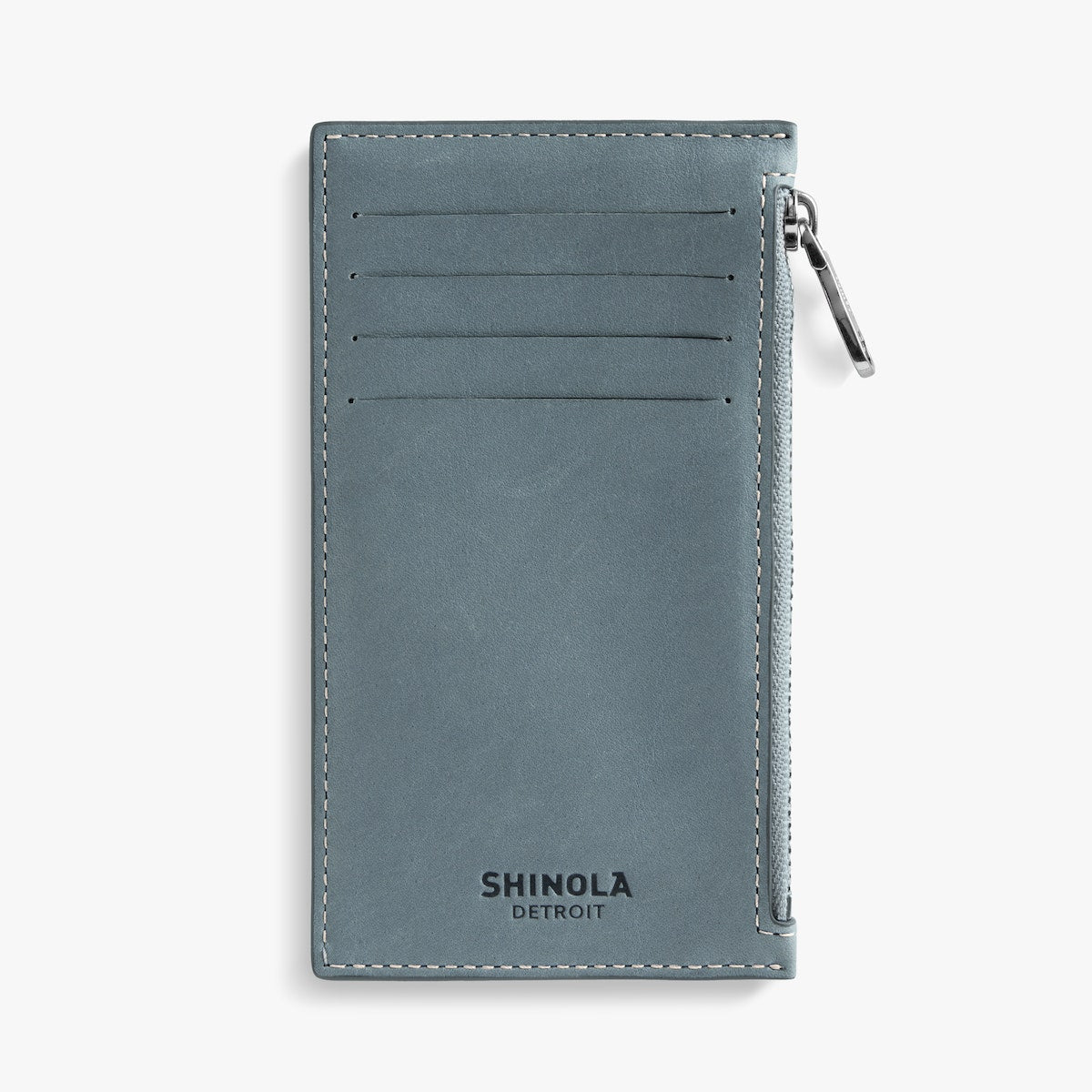 BIRDY ZIP CARD CASE | Natural Leather