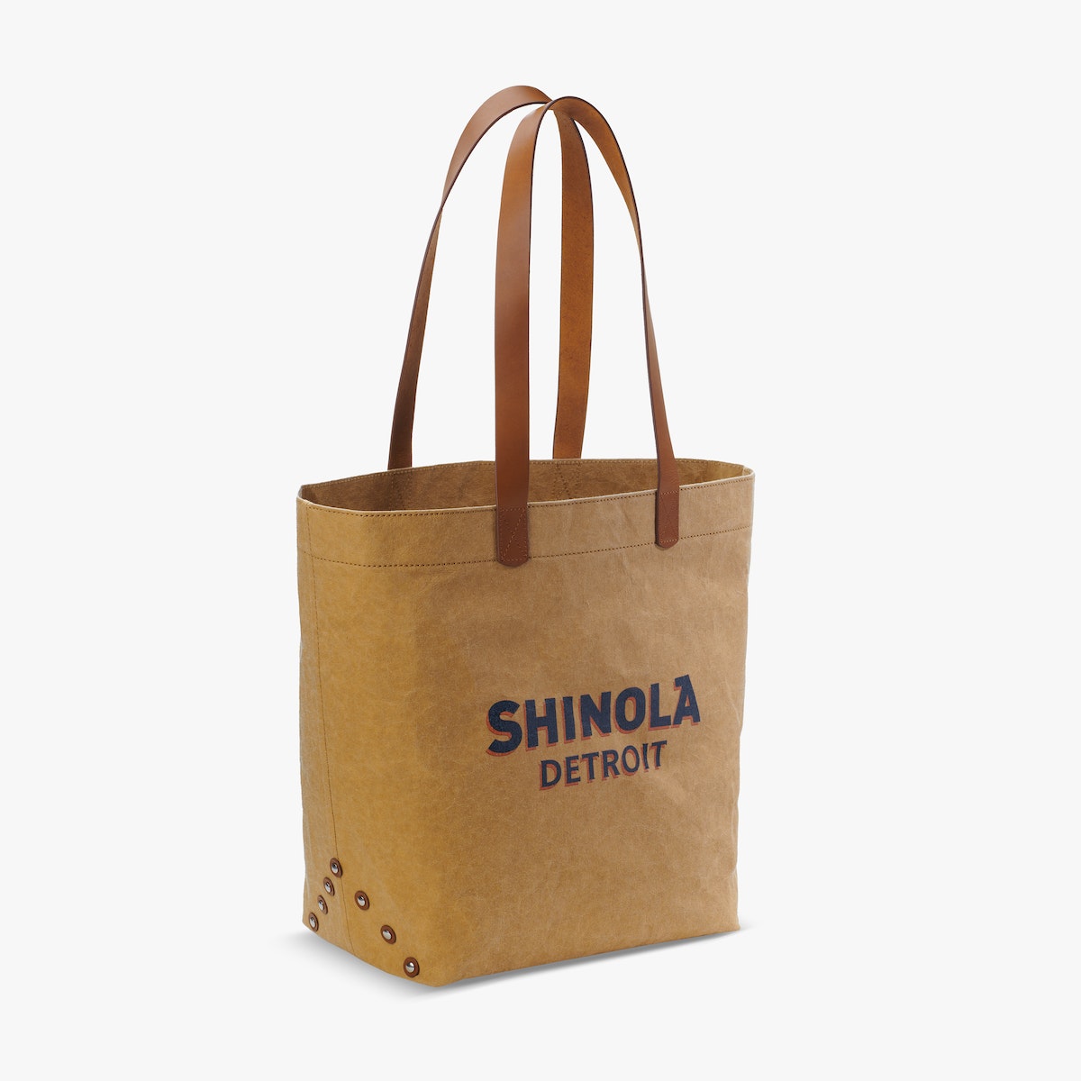 SHINOLA LOGO TOTE | Supernatural Paper and Vachetta Leather