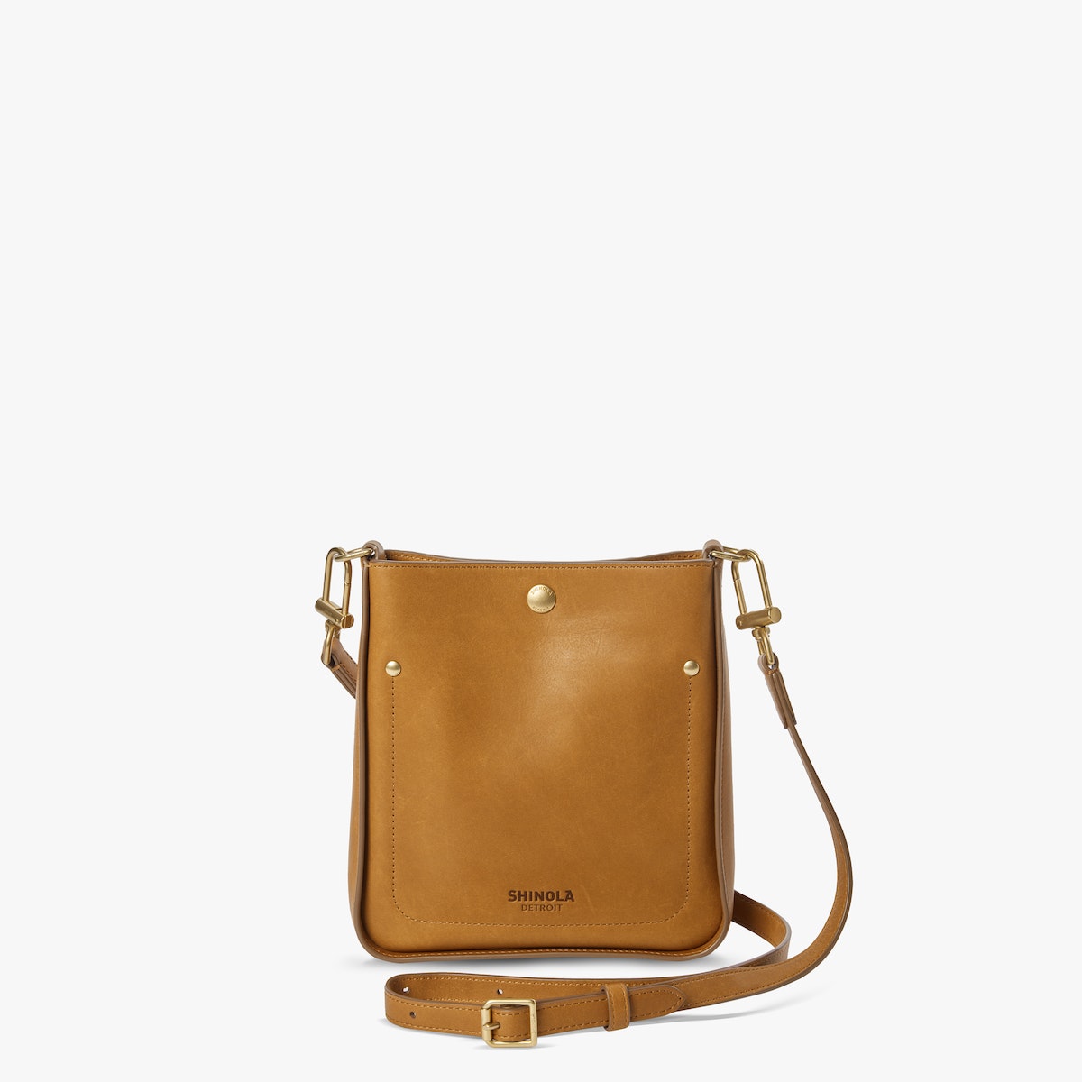 THE MINI POCKET CROSSBODY | Natural Leather