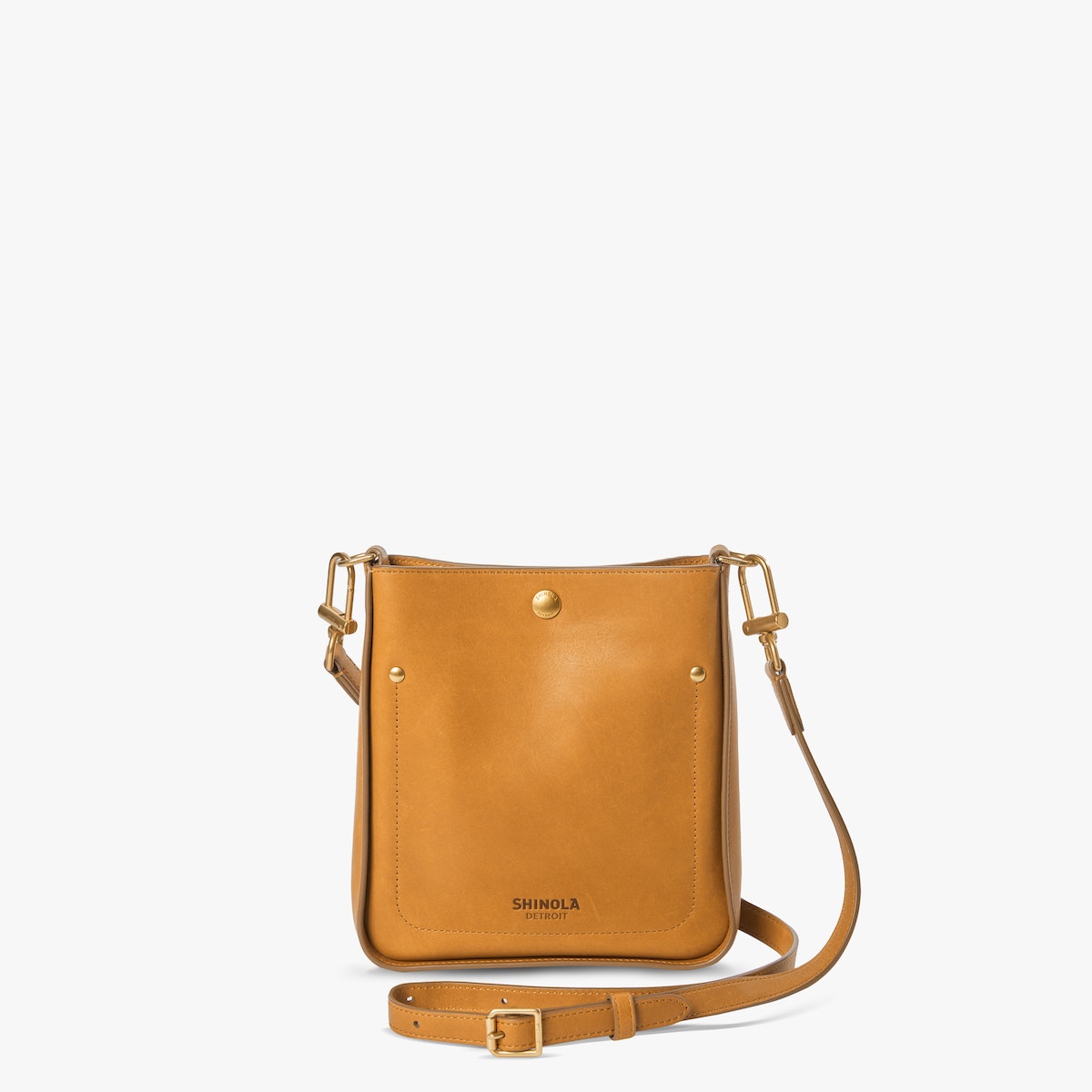 THE MINI POCKET CROSSBODY | Natural Leather