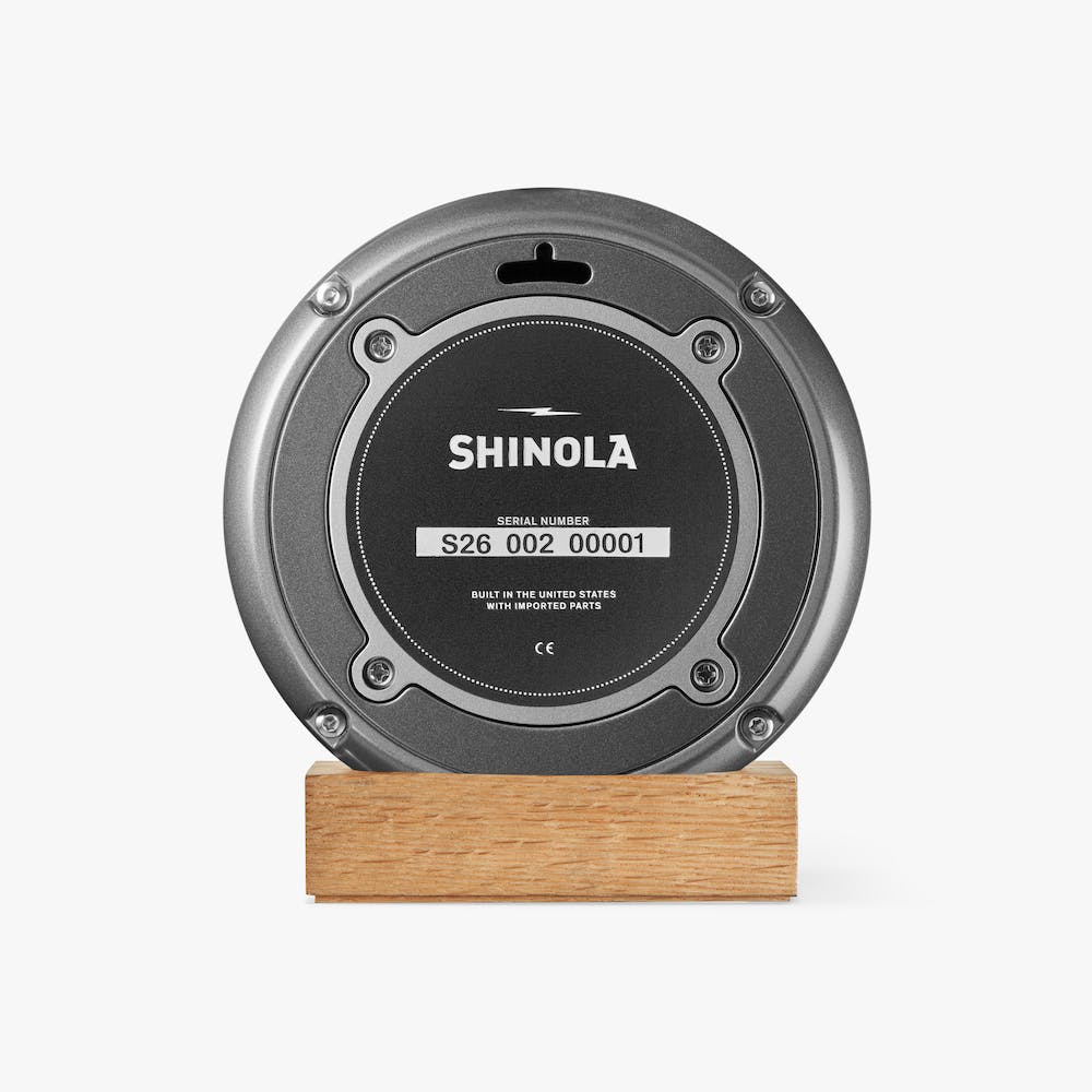 THE RUNWELL DESK CLOCK | Dark Gray