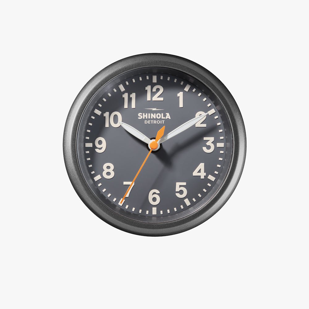 THE RUNWELL DESK CLOCK | Dark Gray