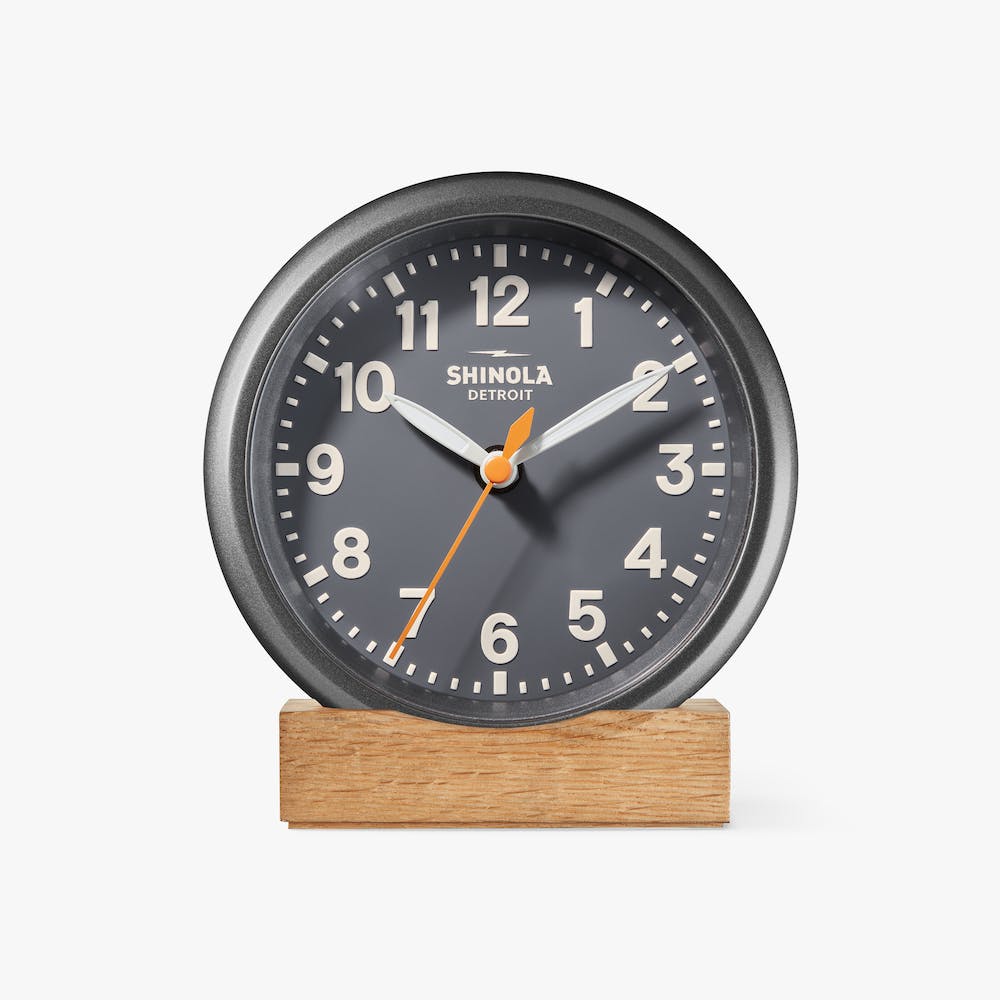 THE RUNWELL DESK CLOCK | Dark Gray