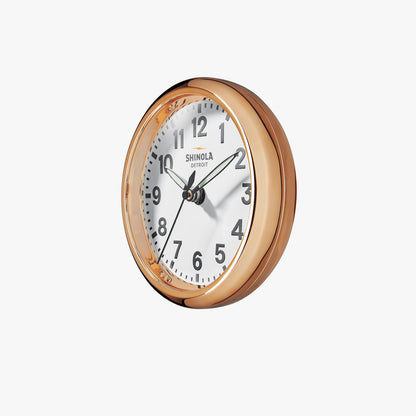 THE RUNWELL DESK CLOCK | Copper/White