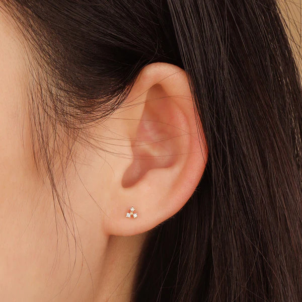 CLOVER | Diamond Studs